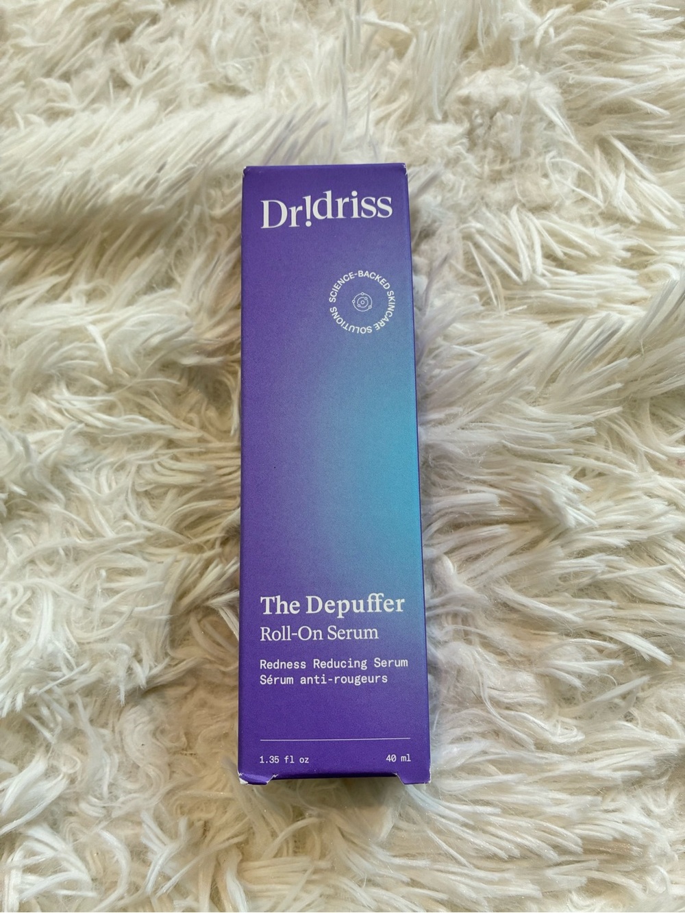 NEW Dr. Idriss The Depuffer Roll-On Serum Redness Reducing 40ml